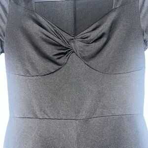 Black Short Sleeved Onsie Shorts